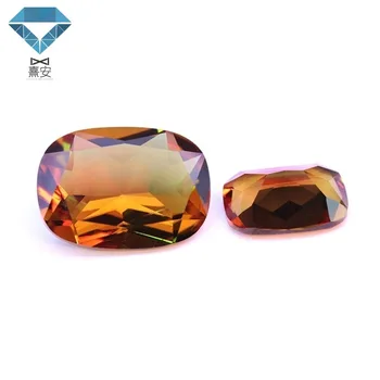 100 бр възглавница diaspore stone промененият цвят на синтетични турското султанита XIAN скъпоценни Камъни Factory Directsale