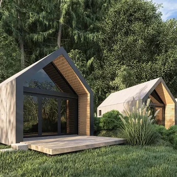 Класически дизайн, модулни малка къща, дървен контейнер, къща за престой в семейството, хотел, сглобяеми къщи