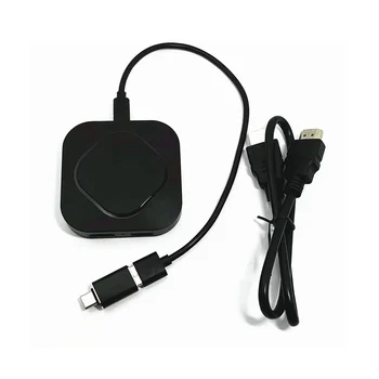 Безжична CarPlay Ai Box Актуализация безжичен автоматично адаптер Android GPS TV на Живо, световен телевизионен канал, HDMI изход, възпроизвеждане от USB-диск
