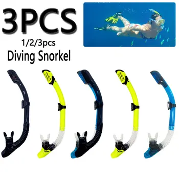 1-3ШТ Шнорхел за подводно плуване, напълно суха подводна дихателна тръба, маркуч, екипировка за гмуркане, устройството за гмуркане и гмуркане с шнорхел