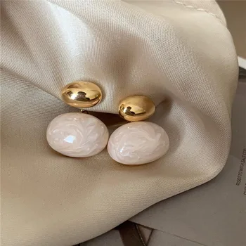 Уникални обеци с перли за пиърсинг - универсален дизайн 2 в 1 за един модерен начин, на един търсене!