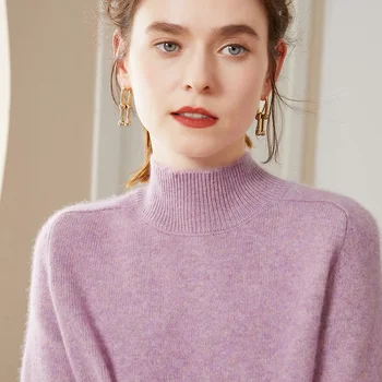 Гореща разпродажба, Дамски пуловер, Възли пуловер от 100% чист кашмир, Нов дамски моден трикотаж с кръгло деколте, 8 цвята, Дрехи за момичета, на една Дама