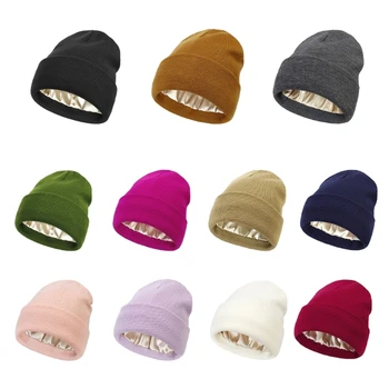 Утепленная шапчица за защита на ушите, ежедневни шапка за възрастни, зимна топла вязаная капачка, подаръци за студената зима, за студенти и младежи