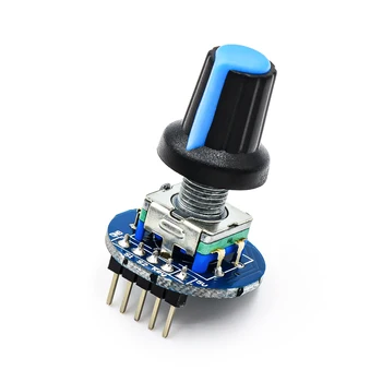 Модул бутам энкодера за развитие на сензора Arduino Brick Кръгла Стабилна капачка дръжка въртящи се потенциометъра EC11