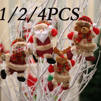 1/2 /4ШТ Танцуващ Дядо/декорация от лосове, Коледна елха, висящи играчки, украса за Коледната елха, начало декор, подаръци за Коледа