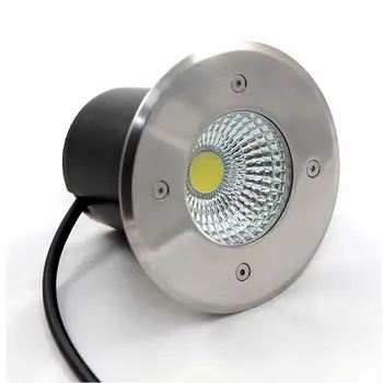 20W COB LED Подземно LED Светлина UnderWaterproof IP67 Диаметър 120 мм AC85-265V LED Spot Пол Градински Двор
