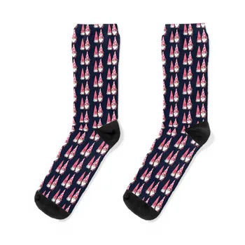 Сладки чорапи с коледни джуджетата, за сина си и на дядо Коледа, стаи за свободни чорапи, дамски, мъжки чорапи