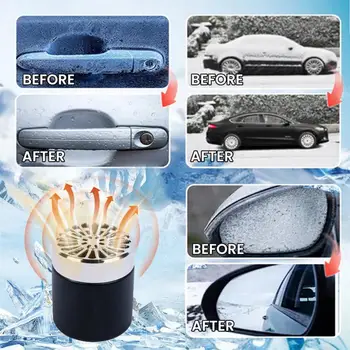 Автоматично снегорин за топене на сняг на предното стъкло на колата и премахване на замъгляване, бърз и удобен антиобледенительный нагревател