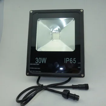 Входно напрежение DC36V, 30 W, мощен led прожектор RGB с горивото WS2811; адресуемый; IP65; пълноцветен RGB