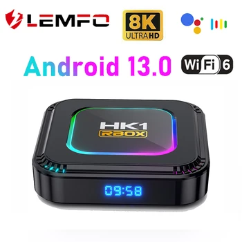 LEMFO K8 Smart TV Box Android 13 Rockchip RK3528 Поддържа 8K Video БТ Wifi6 мултимедиен плейър Google Voice Телеприставка Android 13.0