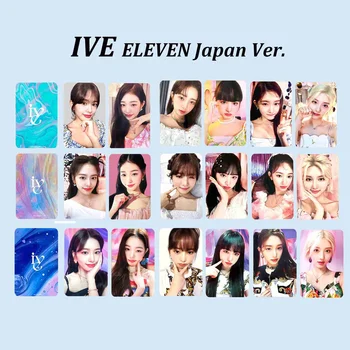 KPOP АЙВ Japan Дебютния албум на ELEVEN фотокарточек 6шт Selfie LOMO Cards Yujin Gaeul Wonyoung LIZ LEESEO REI LIZ Колекция от феновете
