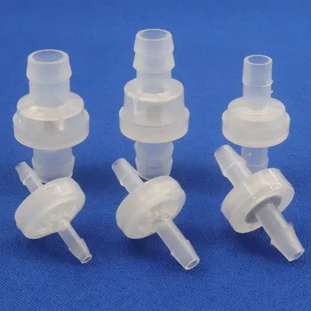 200 ~ 5шт 3 ~ 12 мм, Полипропилен пластмасов клапан Съединение на маркуч за капково напояване Еднопосочен клапан клапан за аквариумной тръби