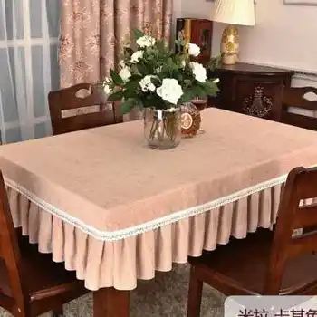 Плат овална покривка правоъгълна покривка за масата за хранене комплект квадратни дъски бюро комплект масички