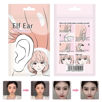 Етикети за ушите на Elf с V-образно деколте, Поставка за вертикалната корекция, Инструменти за грим, Отличен подарък за момичета