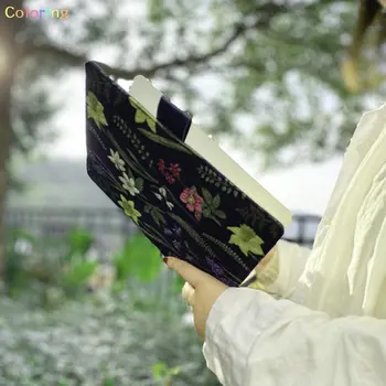 Японската жаккардовая плат Munimhoe Цветя в джунглата, студент изкуство, корица за лаптоп, ръчна изработка, само за капак за лаптоп hobo A5 A6 MD