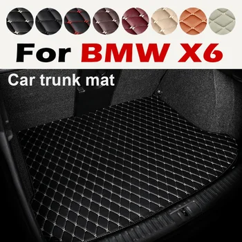 Подложка в багажника на колата за BMW X6 E71 2008 2009 2010 2011 2012 2013 2014 килим за карго подложка, аксесоари за интериор, калъф