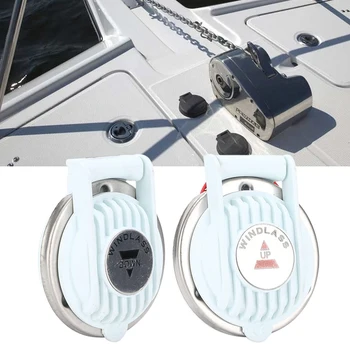 Foot switch брашпиля лодки Корабельный котва за постоянен ток 12 v / 24 В Лесна инсталация за морската част на Гума + неръждаема стомана