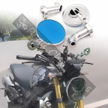 За Мотоциклет на Aprilia Мана Dorsoduro Cafe150 SR MAX Странични Огледала за Обратно виждане, Сгъваеми Метални Обрати, Аксесоари За Огледала за Обратно виждане