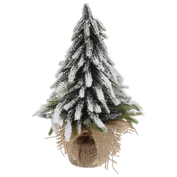 Коледна елха За вашия desktop Коледен декор, Украса за партита Подпори Мини-настолна лампа Украса за вашия работен плот Коледно Дърво, Коледна украса