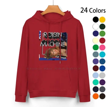 Пълен размер пуловер с качулка от чист памук, 24 цвят на Roisin Murphy Machine Music Album Record Винил група Artist 100% Памук, с качулка