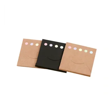 20 опаковки/много Kawaii Kraft Черна хартиена корица на Тетрадка за водене на бележки, отметки, за notepad, Подарък за канцеларски материали