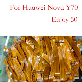 1 бр. нов оригинал за Huawei Nova Y70 Enjoy 50 Конектор на дънната платка USB такса LCD дисплей Гъвкав кабел, резервни Части за ремонт на