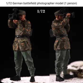 1/72 Немски модел фотограф battlefield (1 човек), карфиол готов модел войник