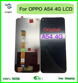 100% Тест За OPPO A54 4G CPH2239 LCD дисплей е Сензорен Екран За A55 4G LCD дисплей Тъчпад Дигитайзер, Сензор За Събиране на