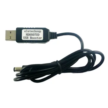 От 5 до 9/12 A USB към DC 5,5*2,1 мм Нагоре Напрежение Dc Кабел за Arduiuo MEGA2560 Wifi Router Mobile Power