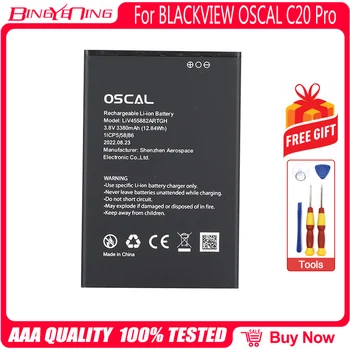 Нов 100% оригинална батерия LiV455882ARTGH капацитет 3380 ма за мобилен телефон Blackview OSCAL С20 Pro Bateria