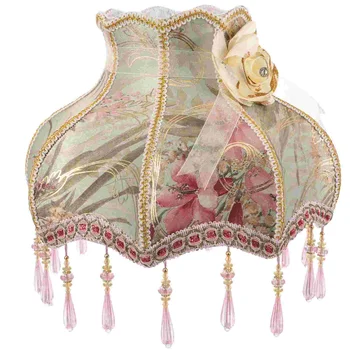 Лампиони за маса, лейси замяна, Реколта седалките за осветителни тела принцеса, декоративен плот