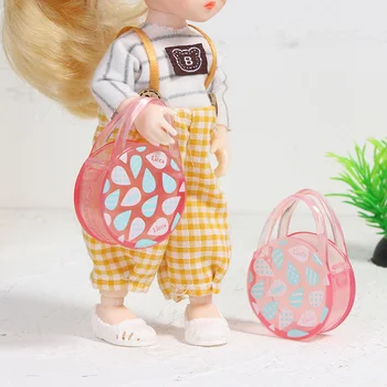 Креативен мини-раница Kawaii Babydoll Декоративни Аксесоари за куклата къща Мини чанта за украса куклена къща Раница-тоут
