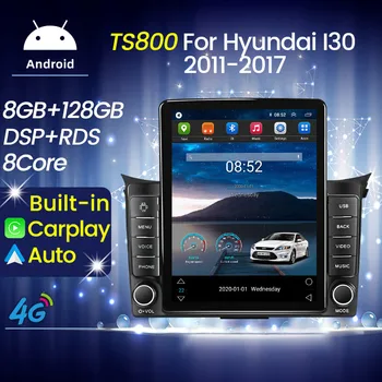 За Tesla Екран Кола Стерео Радио, Мултимедиен Плейър За Hyundai i30 II 2 GD 2011-2017 БТ Android Auto GPS Navi Главното Устройство