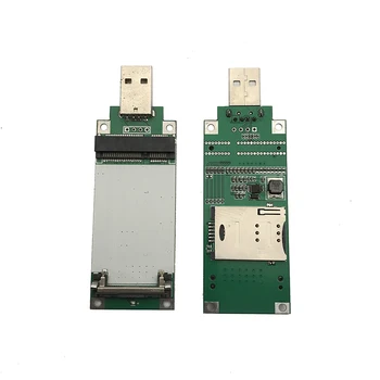 в наличност! Адаптер Minipcie-USB със слот за SIM карта за 3G модул 4G minipcie EC21-E MC7455 ME909S-120 LE910-EU NL866-EAU