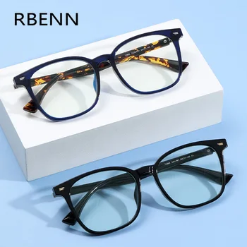RBENN 2022 Реколта Мъжки И Дамски очила с блокиране на синя светлина Ultralight TR90 Оптични Рамки за компютърни игри със защита от синя светлина Очила