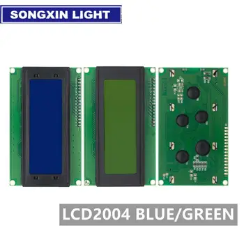 1БР Смарт Електроника LCD Модул Дисплей Монитор LCD2004 2004 20*4 20X4 5 В Символ на Син/Зелен Екран С Подсветка