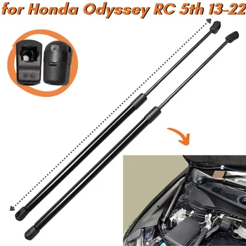 Брой (2) Шкафовете на предния Капак за Honda Odyssey RC1/2/4 5th 2013-2022 Вдигане на Предна Опора на Капака Амортисьори Газови пружини Амортизационен апликации