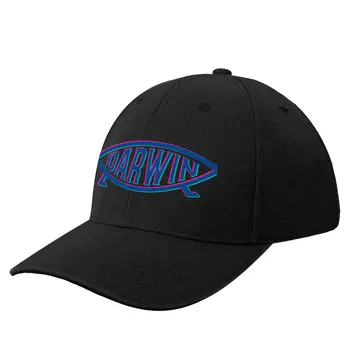 Бейзболна шапка с логото на Дарвин Fish v3, мъжки луксозна шапка на шофьор на камион, дамски шапки 2023, мъжки