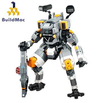 BuildMoc Mecha Titanfall Vanguard-Class FS-1041 Набор от Градивни елементи Титан Robot Game Тухли Играчки За Деца Подаръци За Рожден Ден