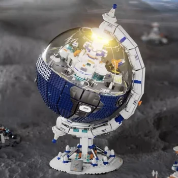 2803шт Творчески Планетарни План имиграцията Глобус с световыми градивните елементи на Научно-образователни модели играчки направи си САМ Играчка за деца Подаръци