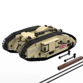 WW1 Black Евелина Mark IV, Тежък Танк, Военно Оръжие, Строителни Блокове, Играчка Тухли, Модели Подаръци