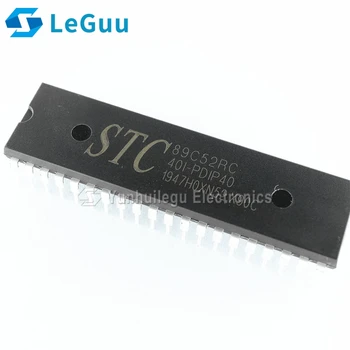 10 бр. STC89C52RC-40I-PDIP40 STC89C52RC-40I STC89C52RC Нов оригинален едно-чип микрокомпютър