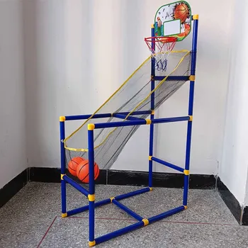Баскетболното пръстен за помещения, детски баскетбол обръч, 2 баскетболни топки, баскетбол обръч за стая с помпа, детско мини-баскетбол обръч
