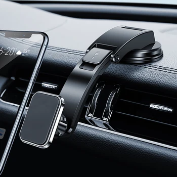 Магнитен държач телефон за кола, авто притежателя на телефона, за монтиране на таблото, предното стъкло, притежател на мобилен телефон, поставка за телефон за кола за iPhone и Android