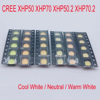 5ШТ CREE XHP50 XHP70 XHP50.2 XHP70.2 2-ро поколение Студен Бял Неутрален Топла Бяла светлина 18 W 32 W led Емитер фенерче лампа