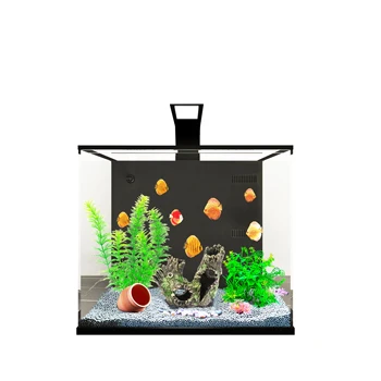 Задни филтър за всекидневната, Рибен топка, Домашна смяна на водата, самоциркуляция, Малък Висококачествен Екологичен Настолен аквариум за риби