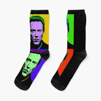 Подаръци за жени Чорапи Christopher Walken Goes Warhol, сладки коледни мъжки чорапи crazy Run, Дамски чорапи
