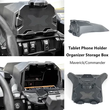 За Can-Am Маверик Sport Max 1000R Trail 800 R 1000 R Commander MAX Tablet Телефон Скоба Притежателя Органайзер Кутия За Съхранение на Комплекта