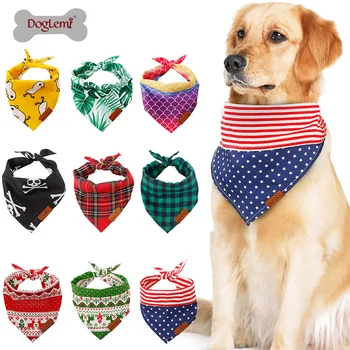 Кърпа със слюнка на кучета, декорация на партита, шапки, Триъгълен Шал, на обща кърпа за нагрудника за кучета с размера на домашни любимци