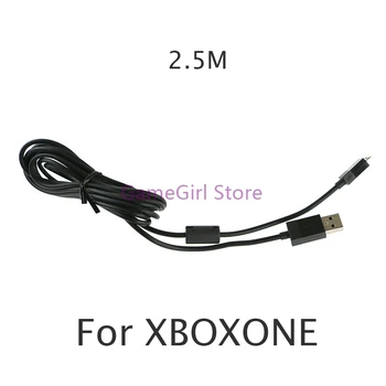 USB кабел-зарядно устройство с дължина 2,5 м за XBOXONE, кабел за зареждане на контролера на Xbox One, кабел за предаване на данни